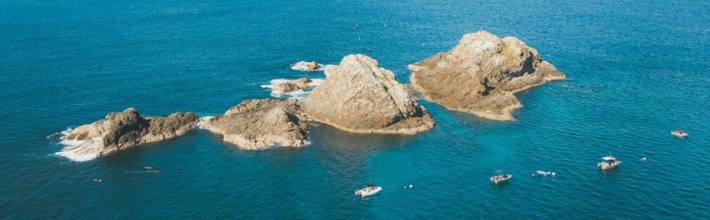 Arial image of Julian rocks